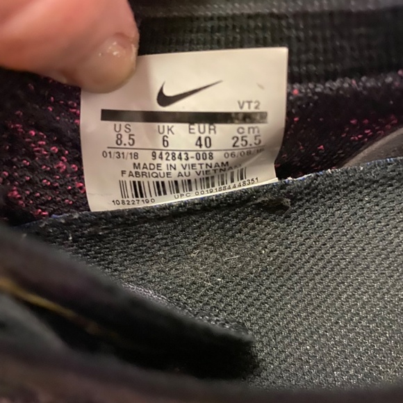 Women’s Size 8.5 Nike vapour max knit - Picture 4 of 4